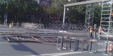 聚焦展覽營銷——辭舊迎新，畢加為深圳羅湖愛國花市搭建