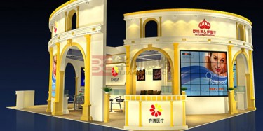 留住美麗，首先要靚麗的美博會展臺裝修